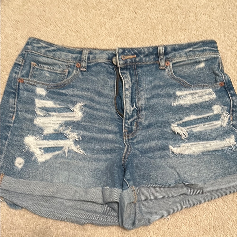 American Eagle Distressed Blue Denim Women’s Shorts